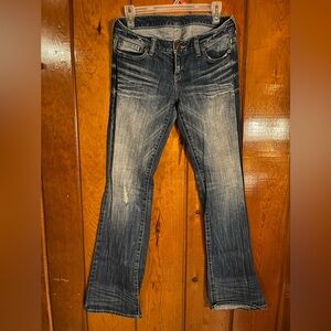 Express Low Rise Bootcut Jeans